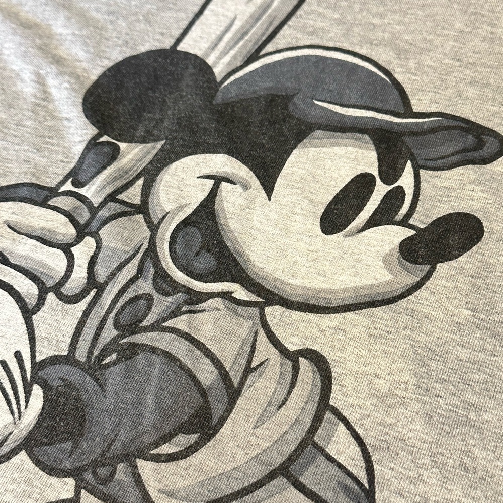 Disney Mickey Mouse Baseball ⚾️ Gray Tee